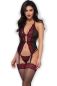 Preview: Spitzen-Set CR4635 schwarz/rot Preview: Spitzen-Set CR4635 schwarz/rot