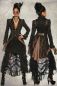 Preview: Steampunk-Mantel schwarz-braun 1-13054-160 Preview: Steampunk-Mantel schwarz-braun 1-13054-160