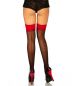 Preview: Stockings mit Naht schwarz-rot 1-11422-021 Preview: Stockings mit Naht schwarz-rot 1-11422-021