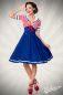 Preview: Swing-Kleid im Marinelook blau-rot-weiss 1-50057-163