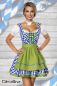 Preview: Traditionelles Minidirndl blau-gruen-weiss 1-70003-250 Preview: Traditionelles Minidirndl blau-gruen-weiss 1-70003-250