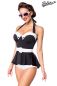 Preview: Vintage Badekleid schwarz-weiss 1-50120-010 Preview: Vintage Badekleid schwarz-weiss 1-50120-010