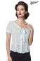 Preview: Vintage Schluppenbluse blau 1-50190-015 Preview: Vintage Schluppenbluse blau 1-50190-015