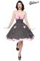 Preview: Vintage-Swing-Kleid schwarz-weiss-rosa 1-50066-141
