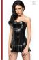 Preview: Wetlook-Corsage - String CR3869 schwarz 2-5233