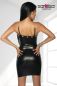 Preview: Wetlook-Kleid mit Kette Preview: Wetlook-Kleid mit Kette
