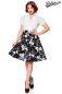 Preview: ausgestellter Vintage Rock schwarz-weiss 1-50165-010 Preview: ausgestellter Vintage Rock schwarz-weiss 1-50165-010