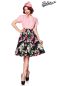 Preview: ausgestellter Vintage Rock schwarz-bunt 1-50165-226 Preview: ausgestellter Vintage Rock schwarz-bunt 1-50165-226