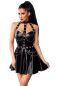 Preview: ausgestelltes Wetlook Kleid