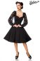 Preview: elegantes Kleid mit Spitzenaermel schwarz 1-50214-002 Preview: elegantes Kleid mit Spitzenaermel schwarz 1-50214-002