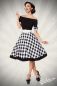 Preview: schulterfreies Swing-Kleid schwarz-weiss 1-50048-010 Preview: schulterfreies Swing-Kleid schwarz-weiss 1-50048-010