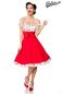 Preview: schulterfreies Swing-Kleid rot-weiss 1-50058-009 Preview: schulterfreies Swing-Kleid rot-weiss 1-50058-009