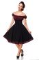 Preview: schulterfreies Swing-Kleid Preview: schulterfreies Swing-Kleid