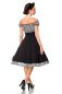 Preview: schulterfreies Swing-Kleid Preview: schulterfreies Swing-Kleid