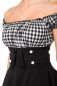 Preview: schulterfreies Swing-Kleid Preview: schulterfreies Swing-Kleid