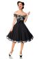 Preview: schulterfreies Swing-Kleid Preview: schulterfreies Swing-Kleid
