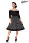 Preview: schulterfreies Swing-Kleid schwarz 1-50320-002 Preview: schulterfreies Swing-Kleid schwarz 1-50320-002