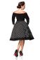 Preview: schulterfreies Swing-Kleid Preview: schulterfreies Swing-Kleid