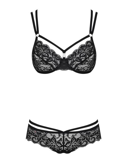 BH und String - schwarz - Collection Marie