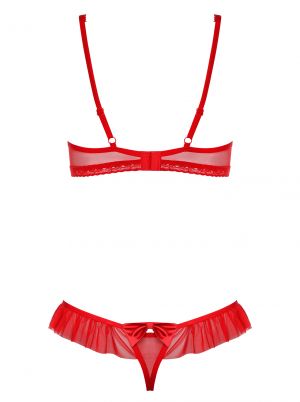 BH und String im Set - rot - Collection Barbara