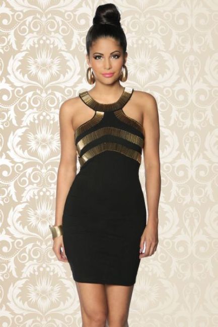 Clubkleid schwarz 1-12999-002