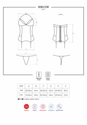 Corsage - schwarz - Collection Corinna