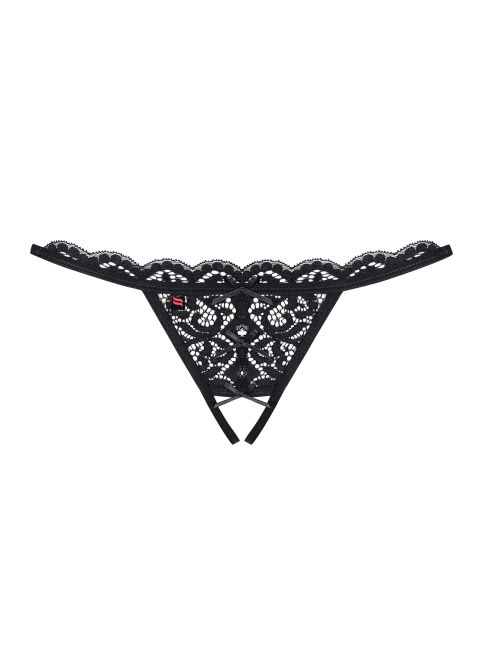 Crotchless Thong - schwarz - Collection Aphrodite