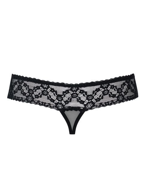 Crotchless Thong - schwarz - Collection Maxime