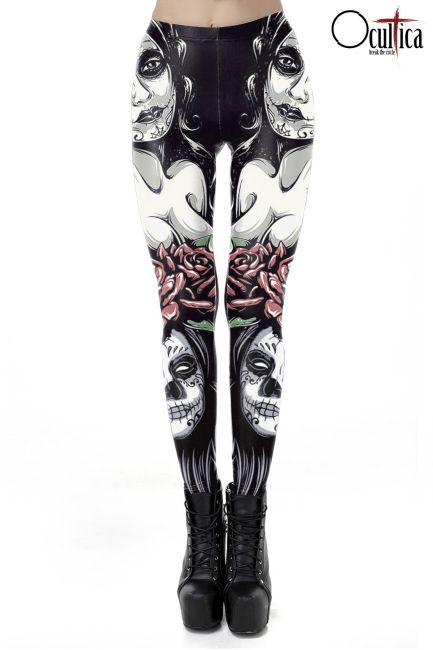 Día de Muertos Leggings