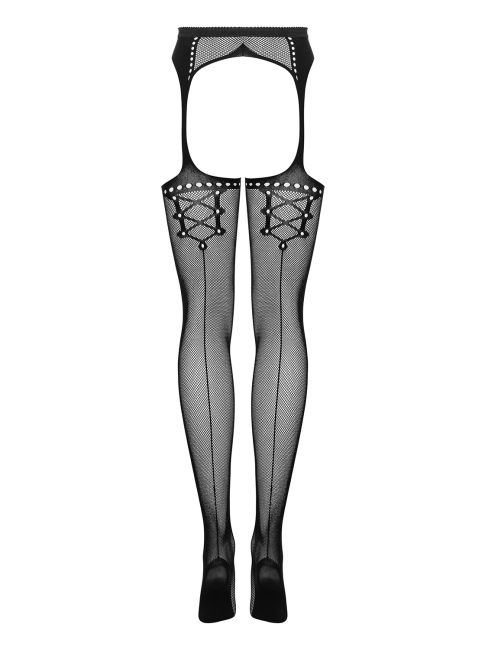 Garter Stockings S314 schwarz