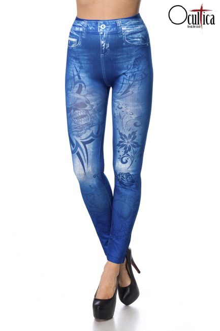 Leggings in Jeansoptik