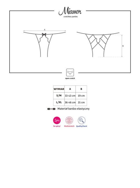 Miamor Crotchless Panties