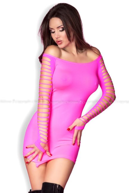 Nahtloses Minikleid CR3608 pink