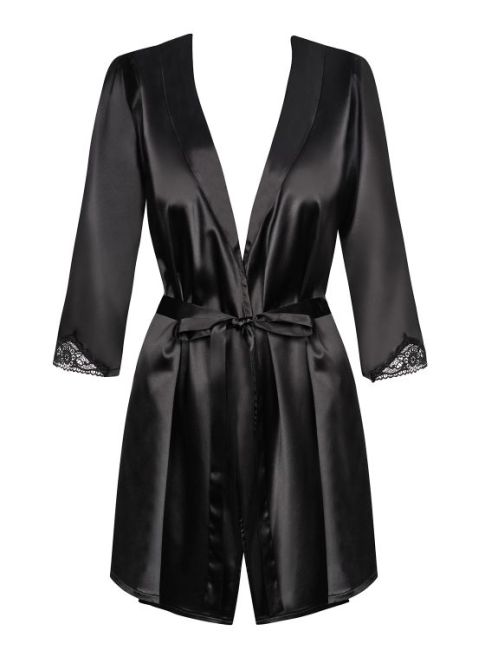 Satinia Robe schwarz