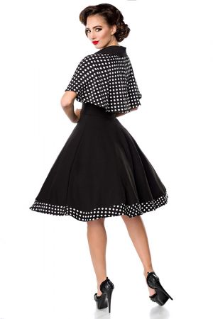 Swing-Kleid mit Cape