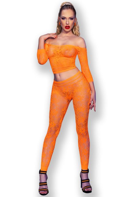 Top + Leggings CR4661 orange