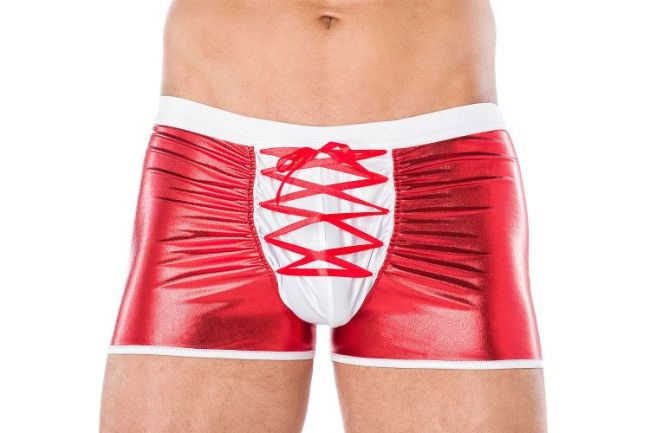 X-Mas Boxershorts MC-9091 rot-weiss 2-5638