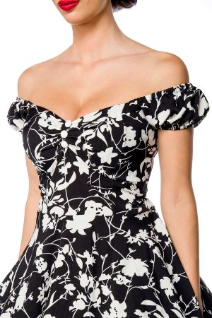 schulterfreies Kleid