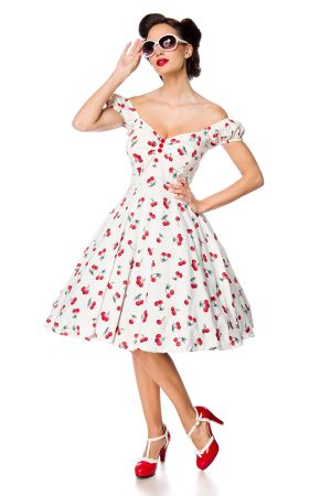 schulterfreies Kleid