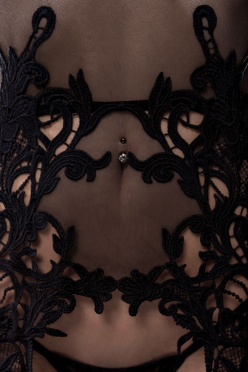 2-teiliges Straps-Set mit Spitze von Grey Velvet 2-teiliges Straps-Set mit Spitze von Grey Velvet