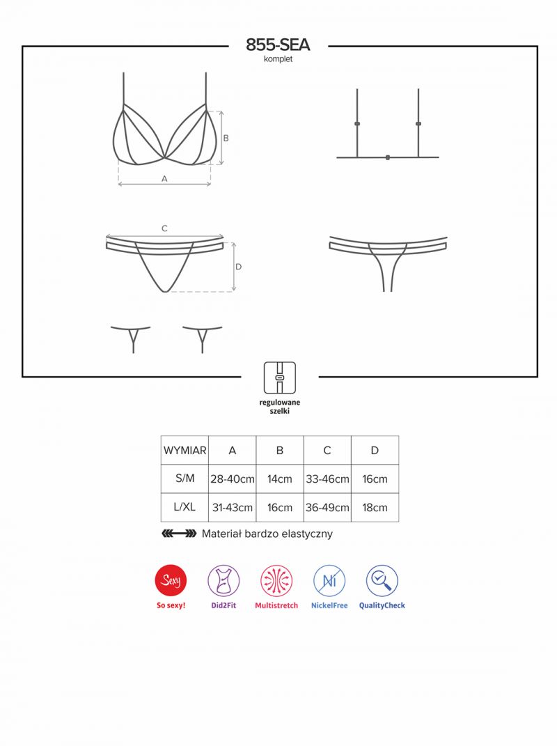 BH, Strumpfhalter und String - schwarz - Collection Francis BH, Strumpfhalter und String - schwarz - Collection Francis