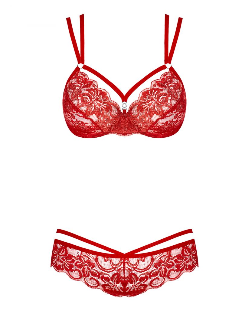 BH und String - rot - Collection Marie
