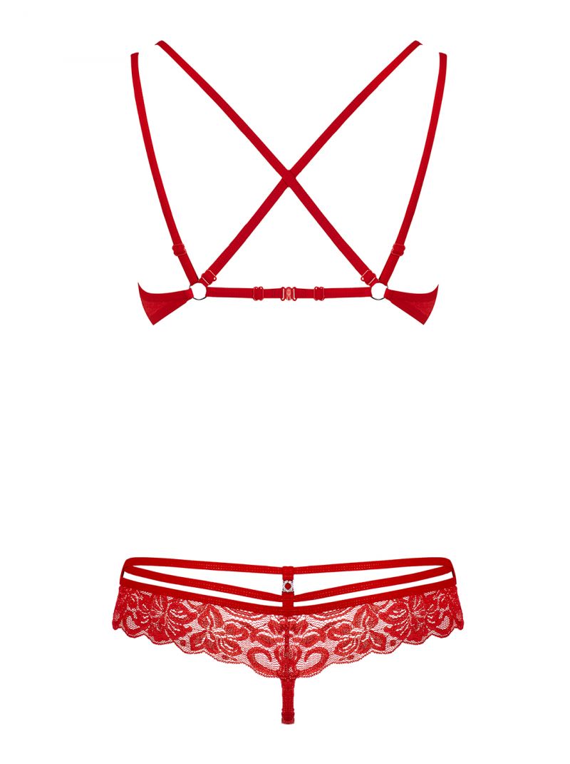 BH und String - rot - Collection Marie