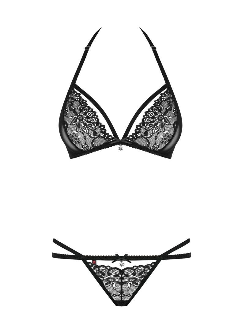 BH und String - schwarz - Collection Corinna