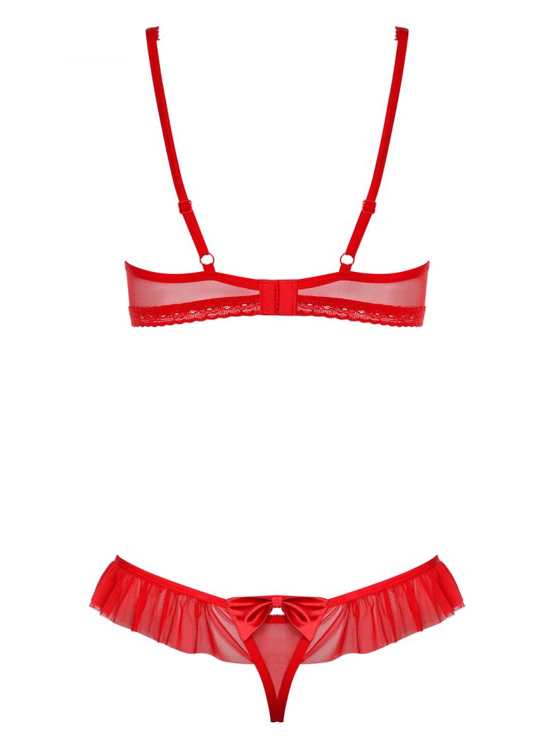 BH und String im Set - rot - Collection Barbara