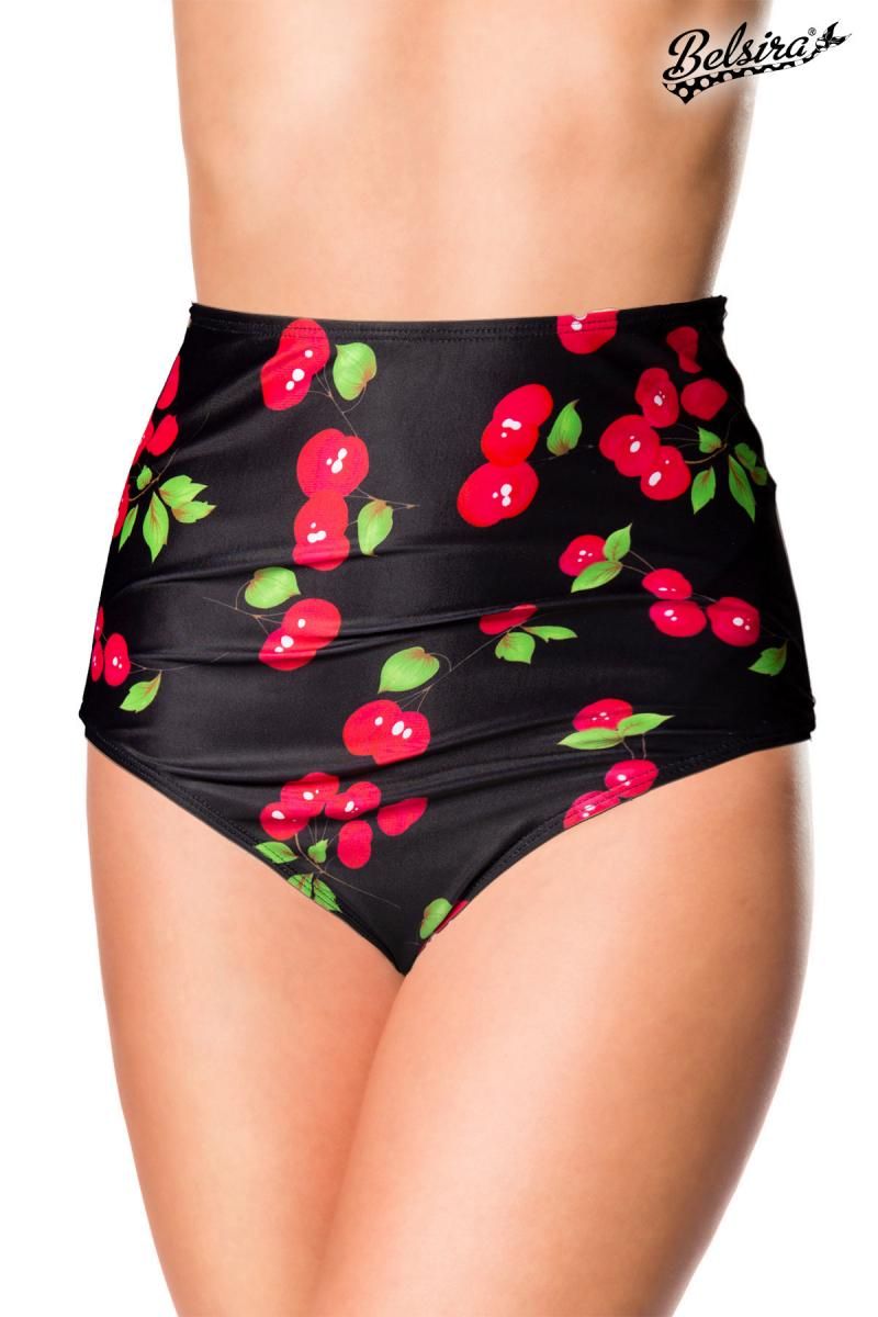 Badehoeschen High Waist schwarz-pink 1-50194-004 Badehoeschen High Waist schwarz-pink 1-50194-004