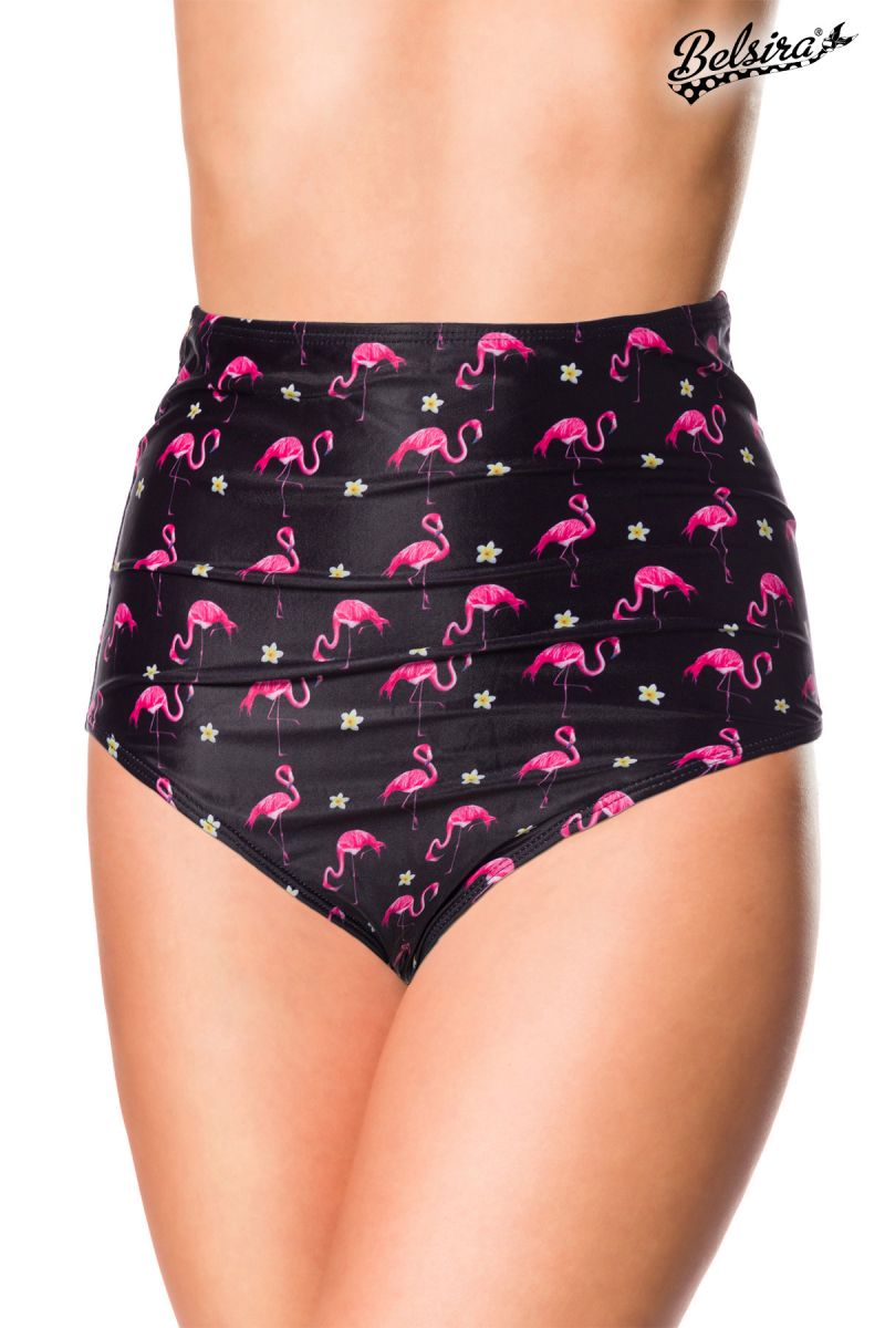 Badehoeschen High Waist schwarz-rosa 1-50194-060 Badehoeschen High Waist schwarz-rosa 1-50194-060