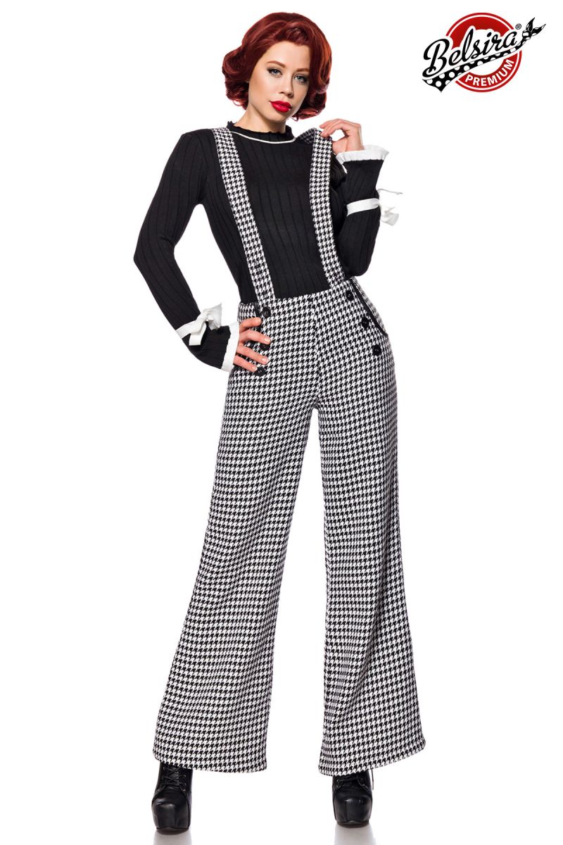 Belsira Premium Marlenehose schwarz-weiss 1-50177-010 Belsira Premium Marlenehose schwarz-weiss 1-50177-010