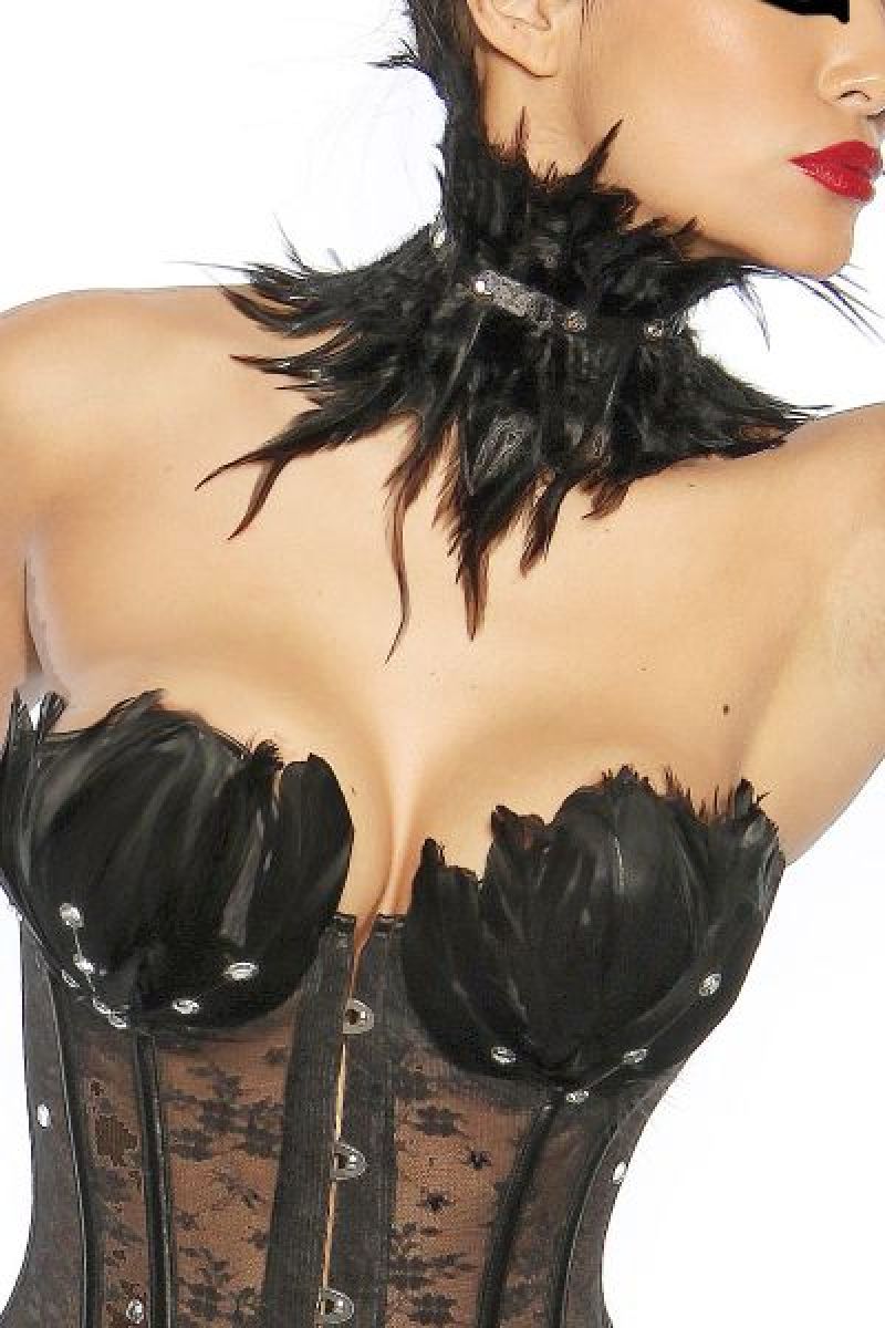 Black Swan / White Swan Corsage Black Swan / White Swan Corsage