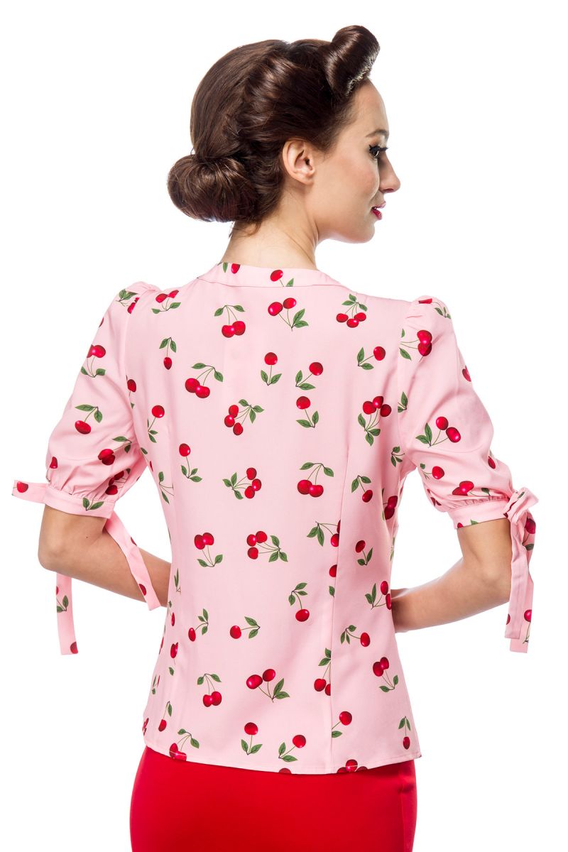 Bluse mit Kirschenmuster Bluse mit Kirschenmuster
